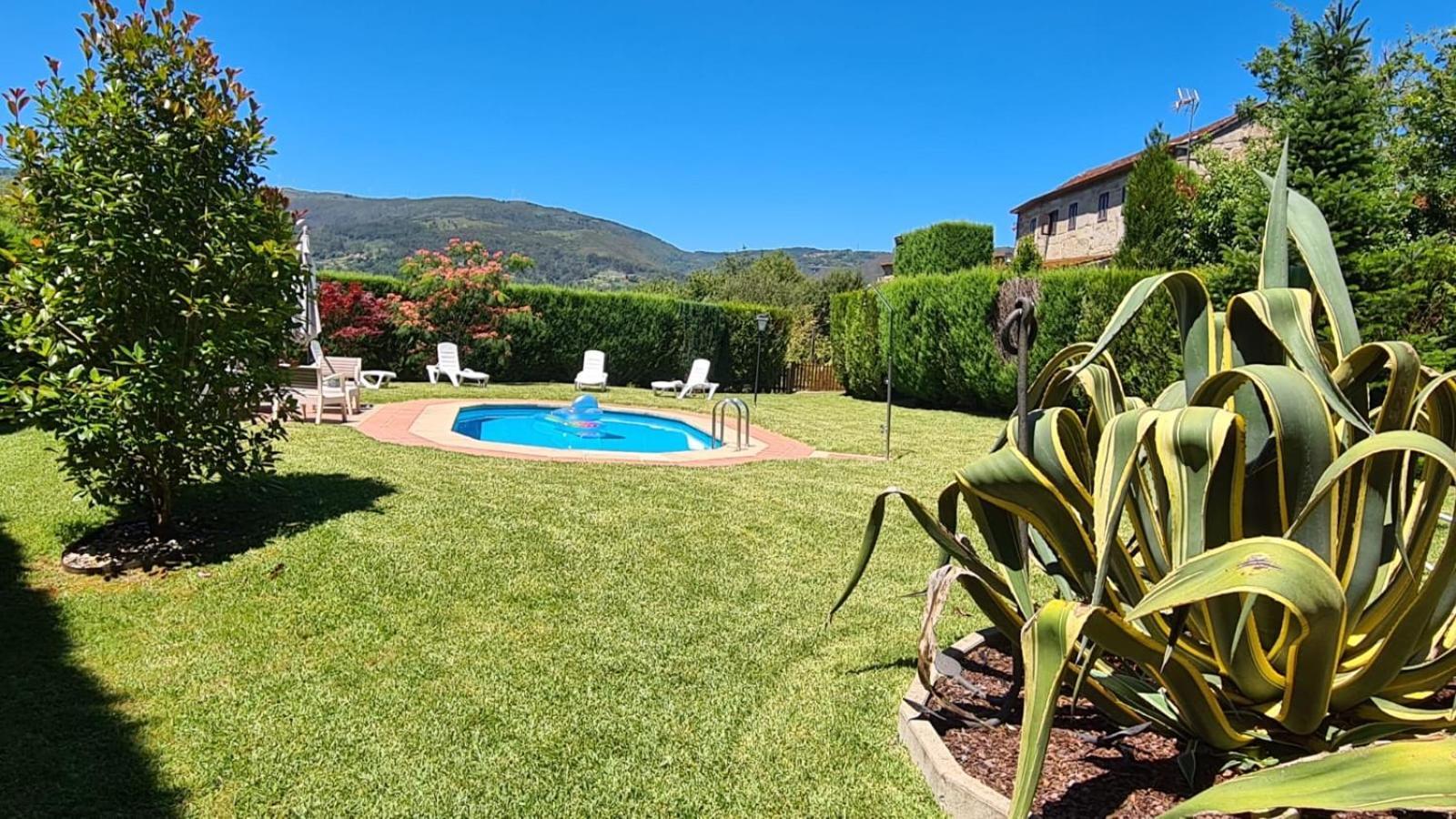Casa Rural O Carballo Da Pedra La Caniza Exteriör bild