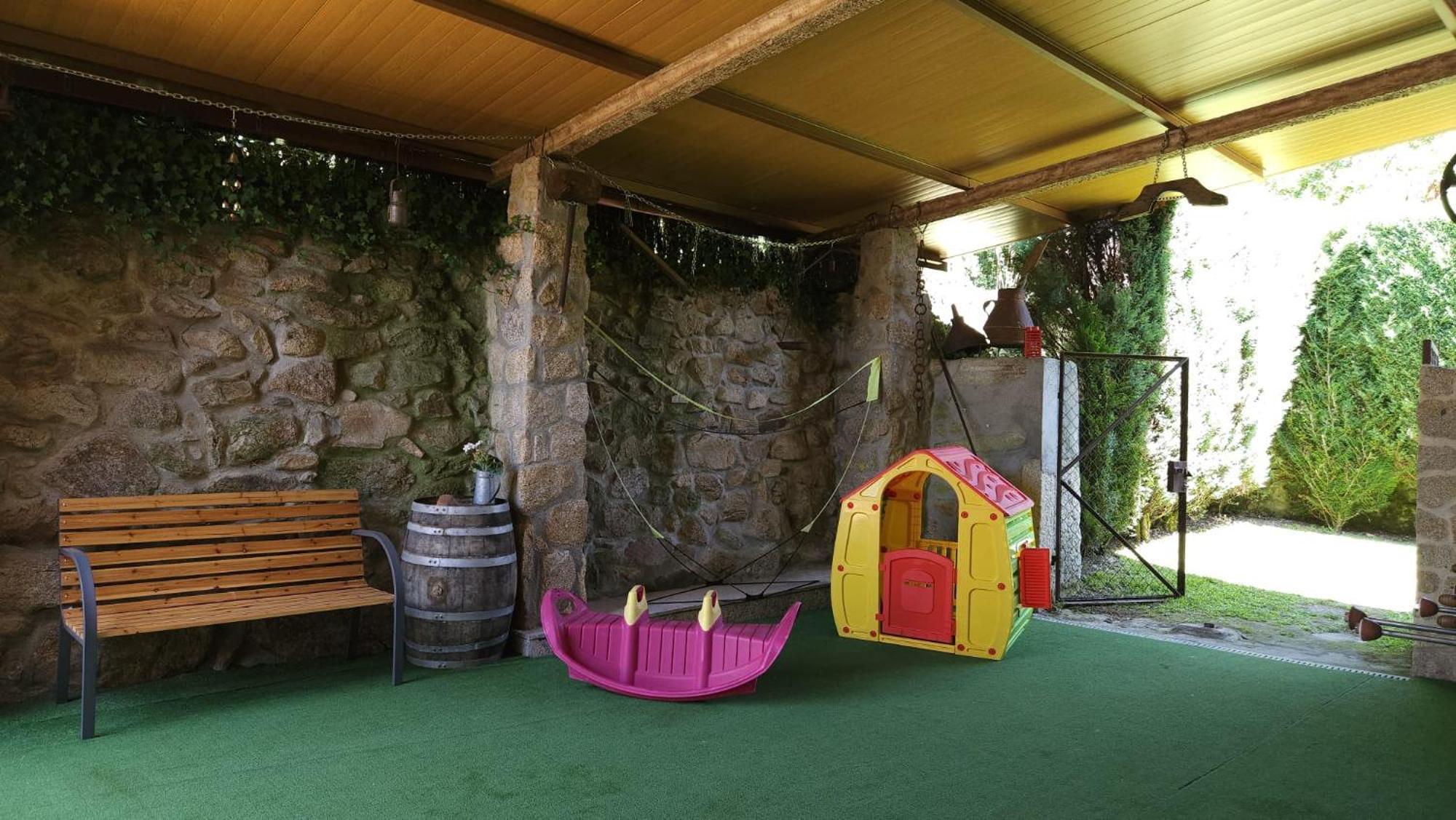 Casa Rural O Carballo Da Pedra La Caniza Exteriör bild