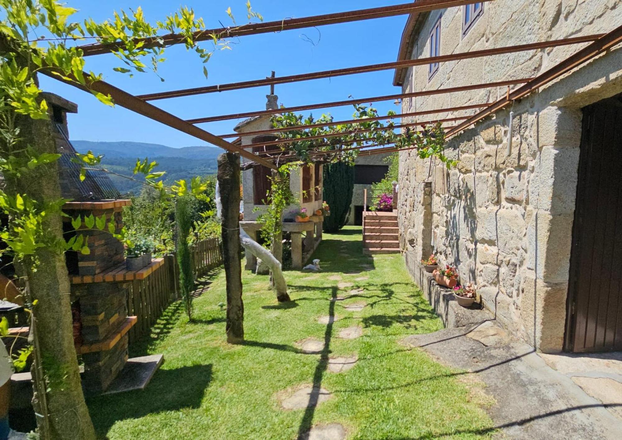 Casa Rural O Carballo Da Pedra La Caniza Exteriör bild